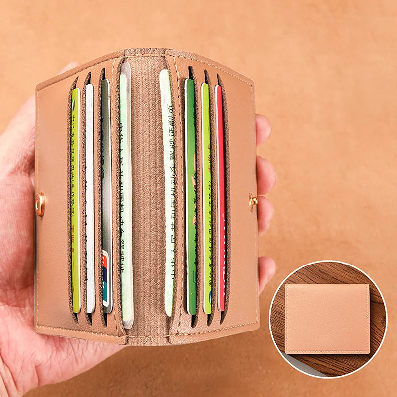 1Pc Card Bag Slim And Compact Bank ID Card Case Driver’s License Wallet Simple And Anti Demagnetization Card Holder