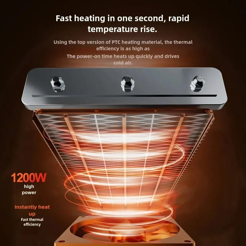 2 in 1 Desktop Electric Heater Humidifier Spray heating Fan Heater Air Humidifier Heating Warm Blower Radiator Home