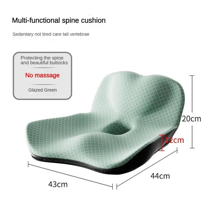 Coccyx Memory Foam Chair Orthopedic Pillow Office Seat Pad Hemorrhoid Treat Car Seat Big Cushion Relief Pain Tailbone