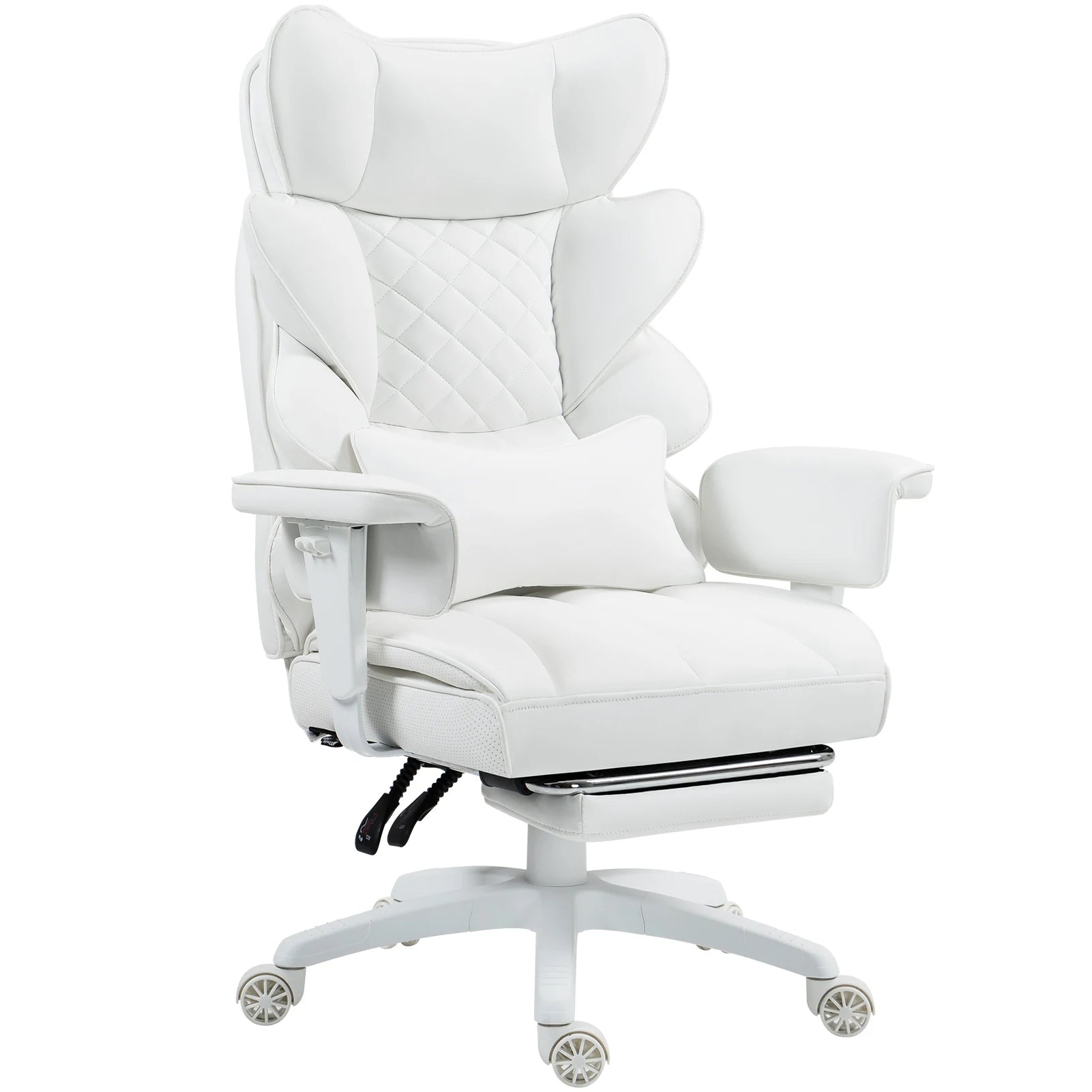 Dowinx Big and Tall Office Chair with Pocket Spring Cushion and Lumbar Support,High Back Computer Gaming Chair
