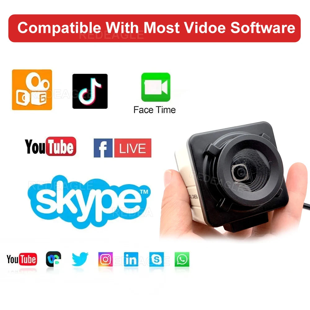 12MP Autofocus HD USB Webcam CCD MX362 4K IMX179 Mini Usb Camera PC OTG UVC Plug And Play for Document Scanning Live
