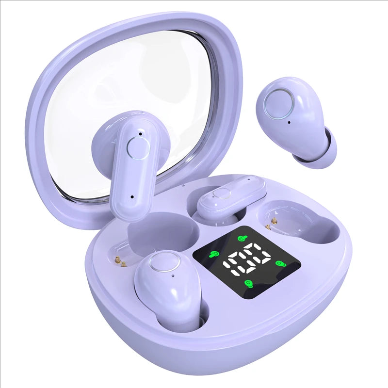 Mini Sleep Earbuds Sports Wireless Bluetooth Earphones HiFi Bass Stereo Dual Sound Quality Bluetooth Headphones Noise