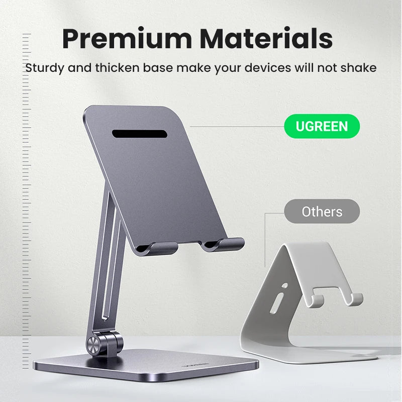 【New-in Sale】UGREEN Tablet Phone Stand For iPad Pro iPhone Xiaomi Tablet Support Aluminum iPad Stand Laptop Stand