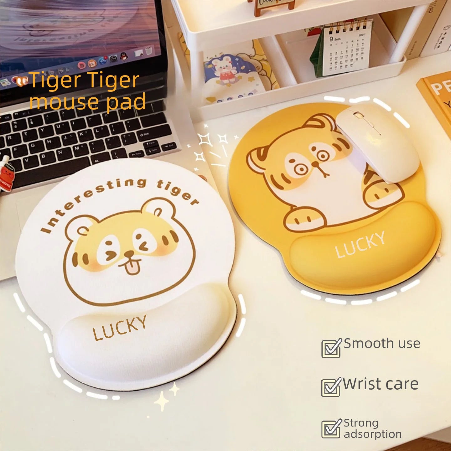 cartoon-bear-couple-silicone-mouse-pad-thickened-wrist-protection-soft-hand-rest-anti-factory-store-office-mouse-mat