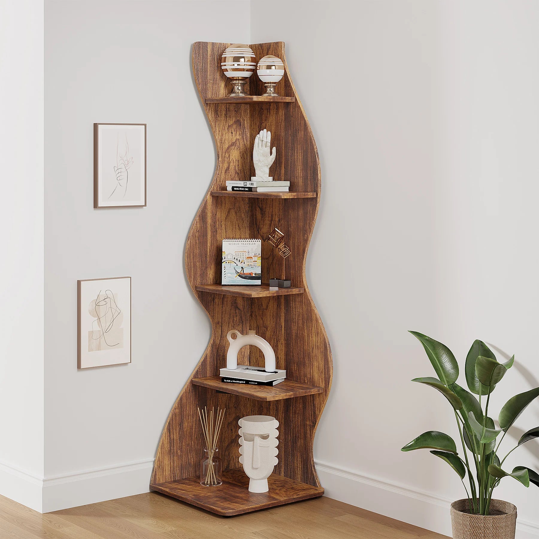 tribesigns-corner-shelf-rustic-5-tier-wall-corner-bookshelf-stylish-corner-small-bookcase-storage-rack-plant-stand-with-unique
