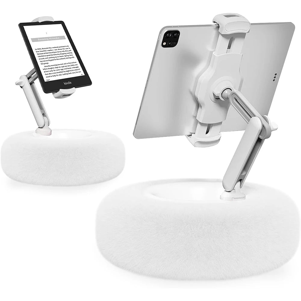 New 2025 Plush Pillow Phone Tablet Bracket Desktop Stand Adjustable Length Angle For Live Straming Video Chat Lazy
