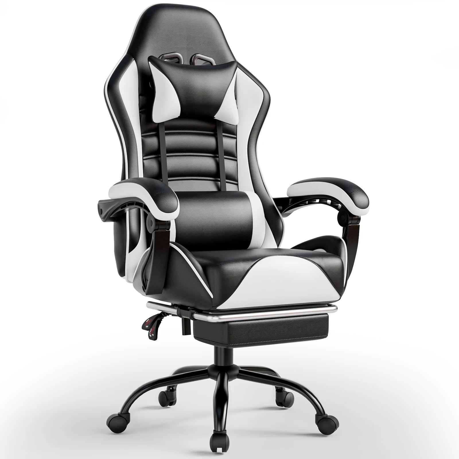 Ergonomic Gaming Chair with Footrest Racing Style Video Game Chair for Adults Reclining Gamer Chair Office Chair