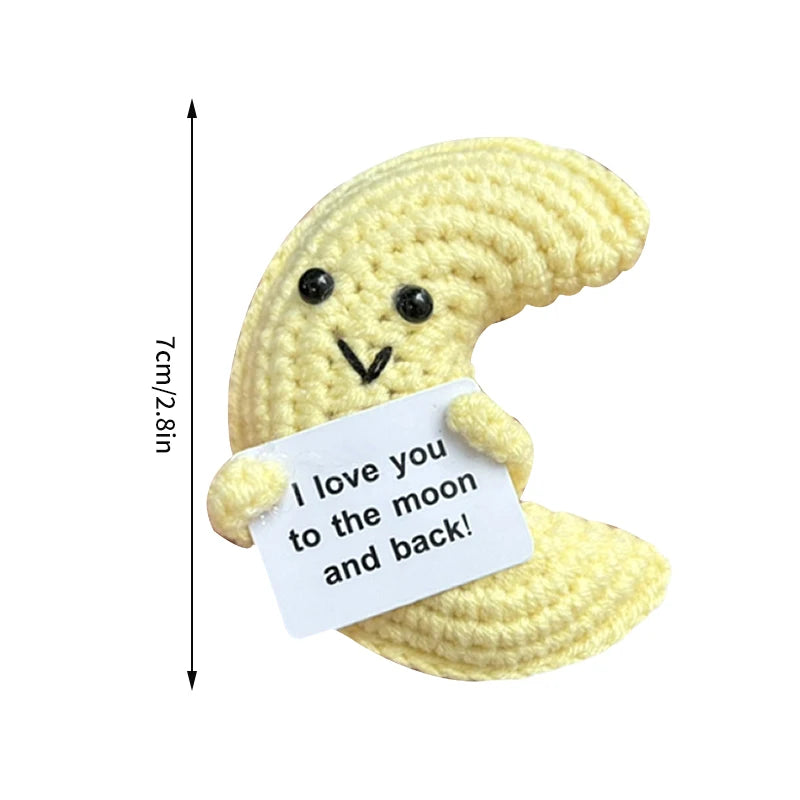 Positive Potato Ornament Desk Accessories Offices Accessories Desktop Decoration Crochet Fruits Vegetables New Year