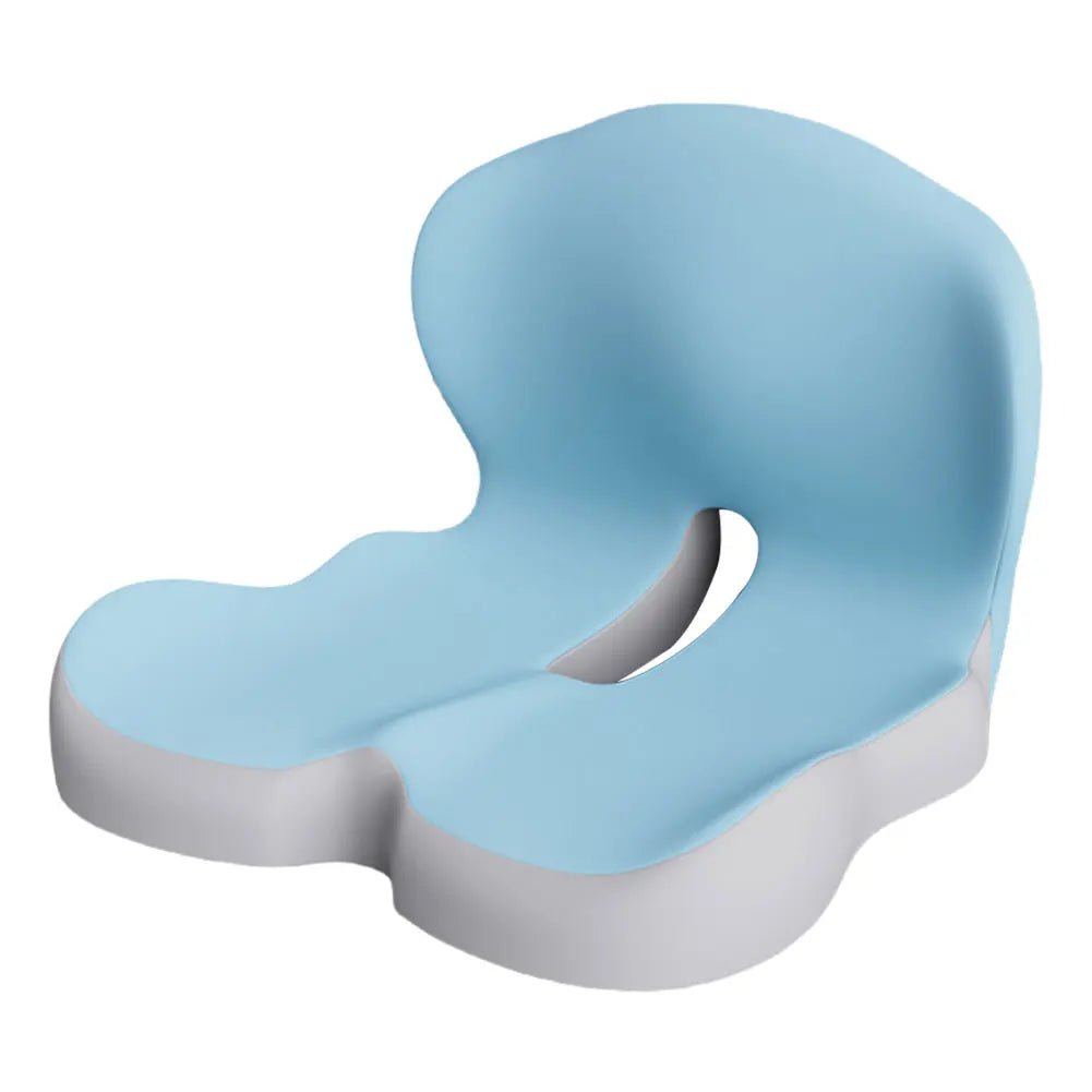 L-Shaped Integrated Memory Foam Orthopedic Cushion Comfort Ergonomic Design Back Coccyx Pillow Car Seat Office Chair