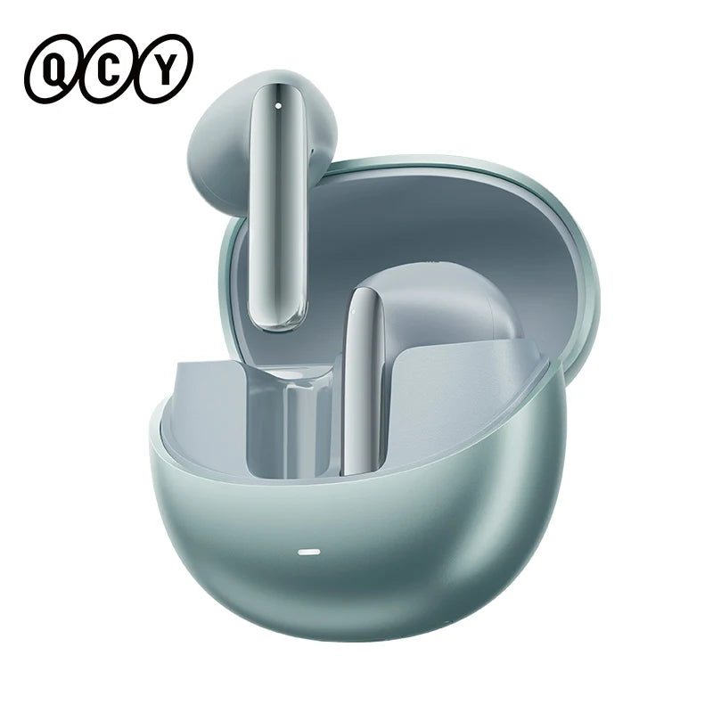 QCY HT10 AilyBuds Pro+ ANC Wireless Earphone Hi-Res Audio with LDAC Bluetooth 5.3 Earbuds 6 Mic AI HD Call Multipoint