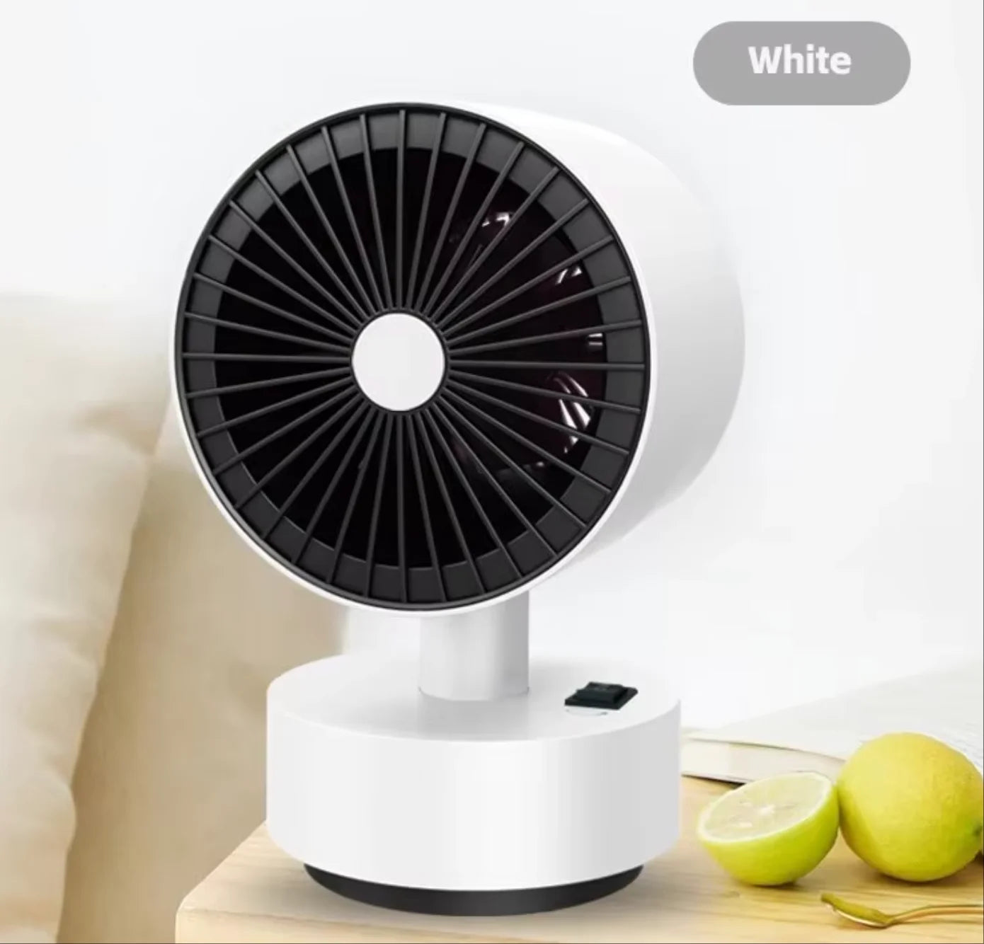 Desktop Electric Shaking Head Heater Fast Heating Constant Temp Wide-angle Warm Supply Low Noise Mini Home Office