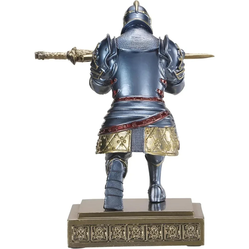 Knight pen holder desk Knight Statue Decoration Office desk decoration for men inspirational teacher desk decoration