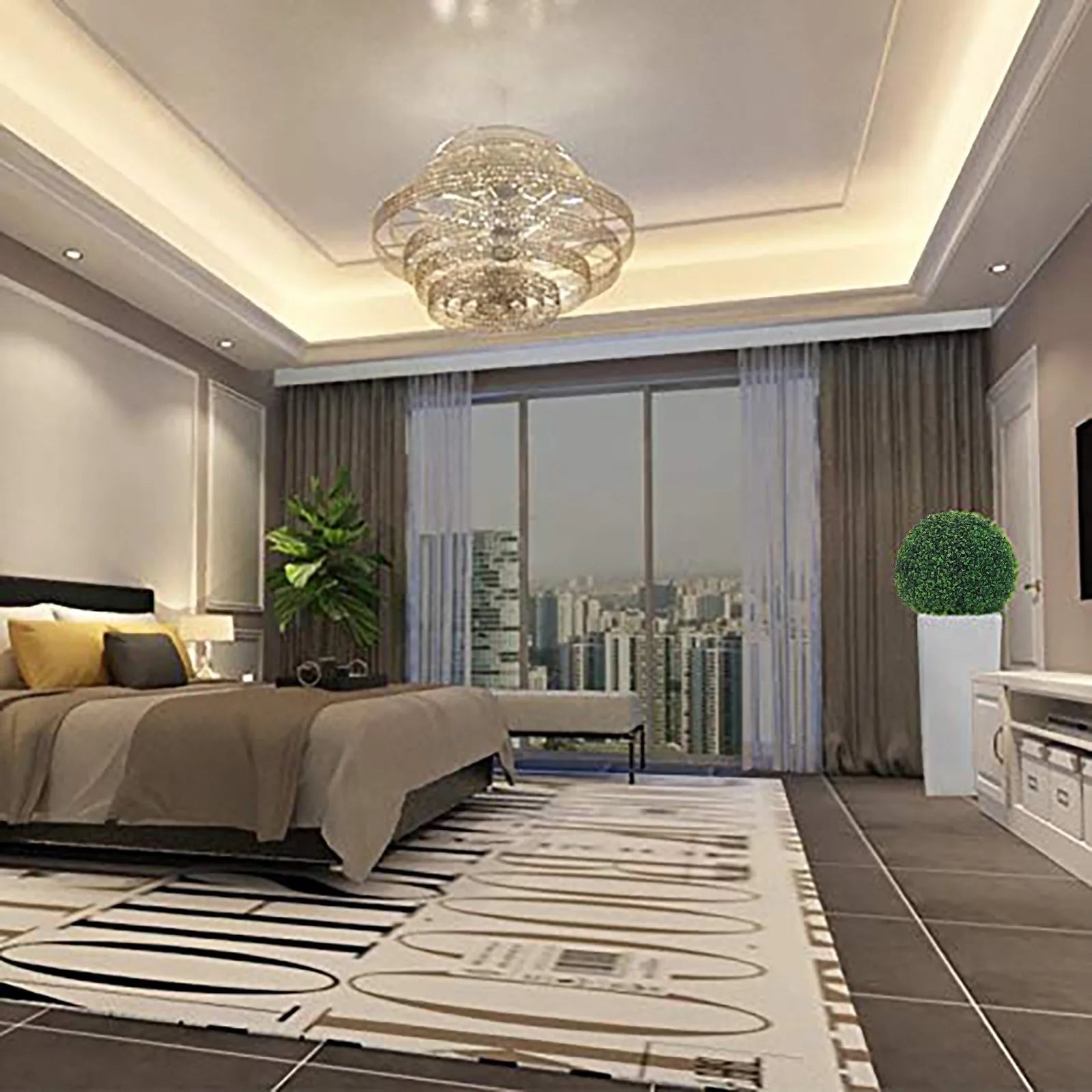 New Artificial Plant Grass Ball Faux Decorative Balls for Backyard Balcony Outdoor Garden Wedding Decorative Home Decor