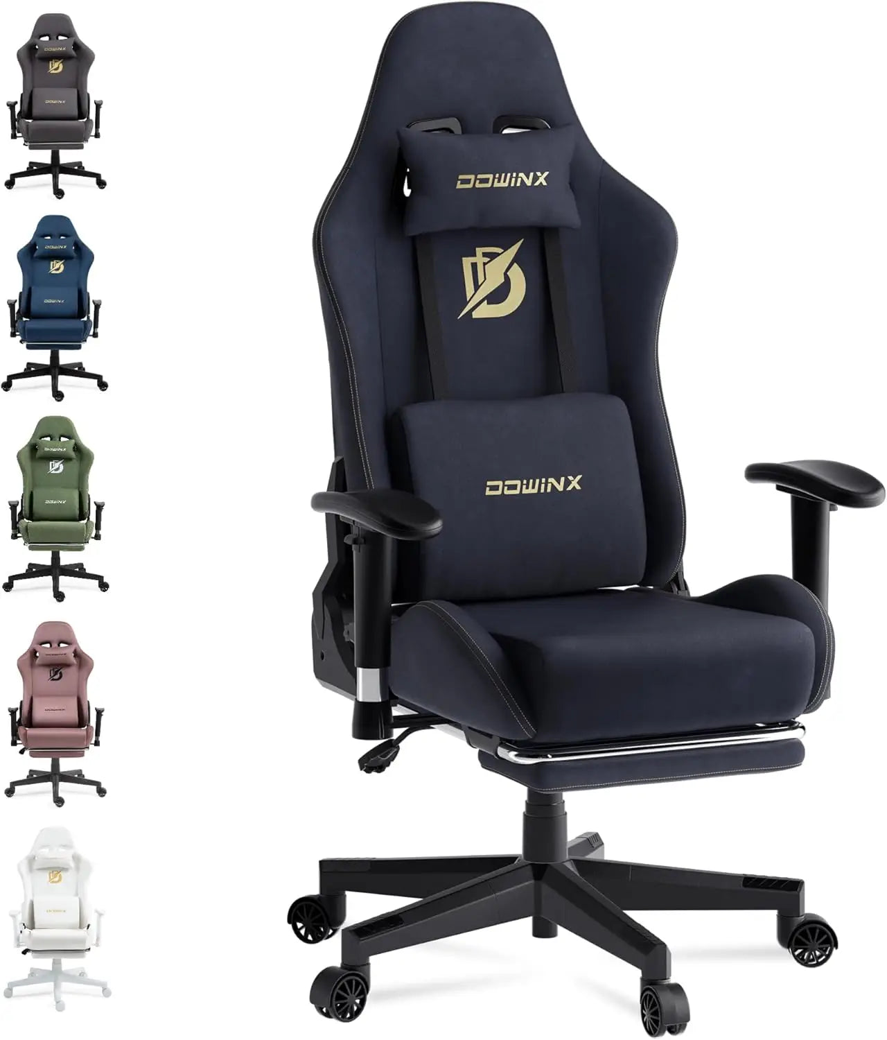 dowinx-gaming-chair-with-massage-lumbar-support-suede-fabric-ergonomic-computer-chair-with-footrest-for-adults