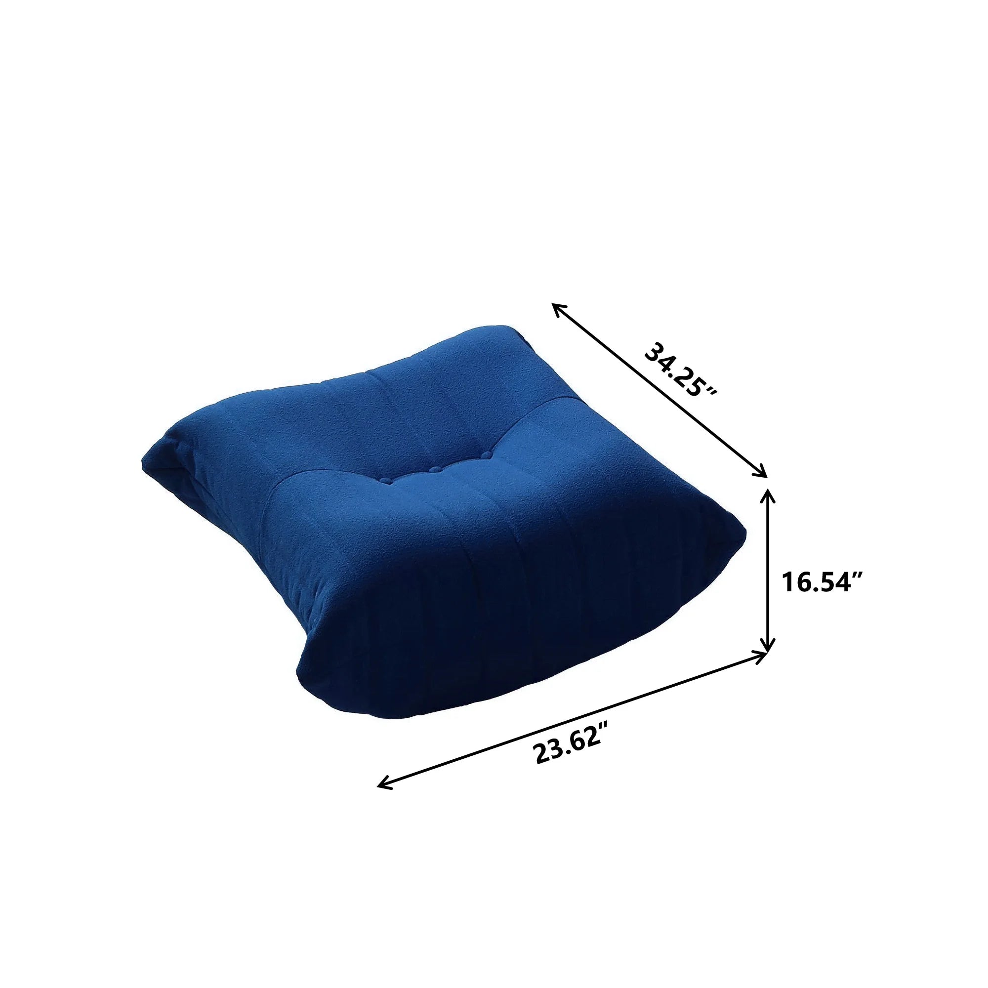 Teddy Fabric Bean Bag Sofas Comfy Lazy Floor Sofa Couch Soft Lounge Chairs Foam-Filled Accent Chair for Living Room