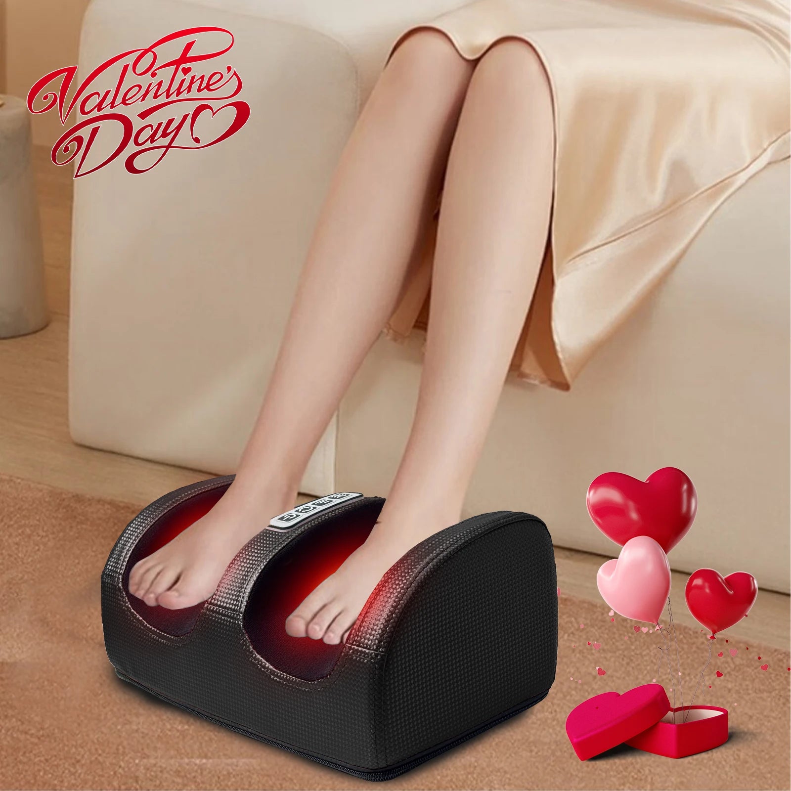 Foot massage machine Foot kneading foot leg massager electric heating home leg machine Christmas gifts Valentine’s Day
