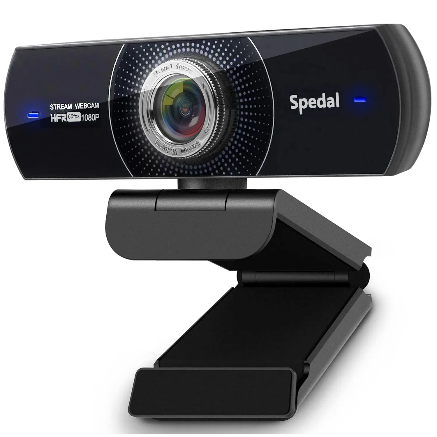Spedal 934 Hd 1080P 60fps Usb Streaming Webcam with Microphone for Computer Meeting Web Camera Windows Mac Linux - black