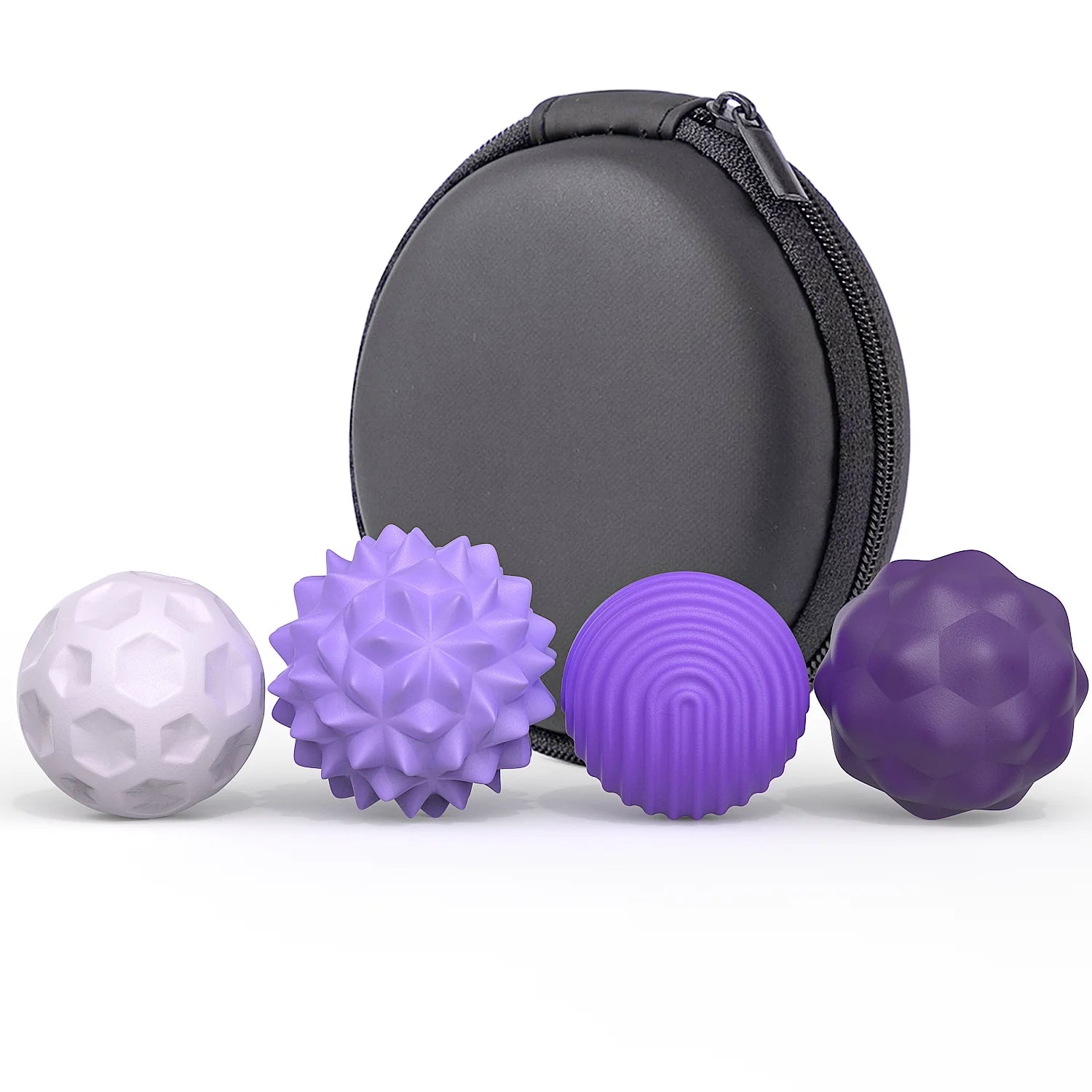 Silicone Magnetic Sensory Balls Fidget Toy Massage Ball Fascia Yoga Fitness Shoulder Hand Foot Massager Hard Membrane