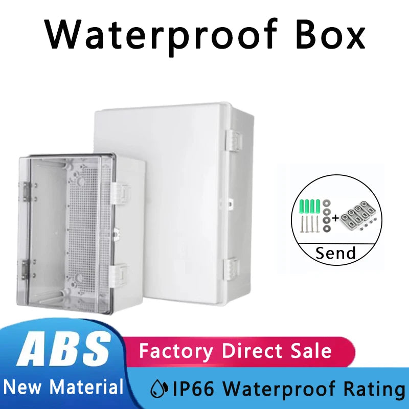 ip66-waterproof-plastic-box-abs-wire-junction-box-gray-transparent-cover-enclosure-outdoor-electronic-engineering-projects-box