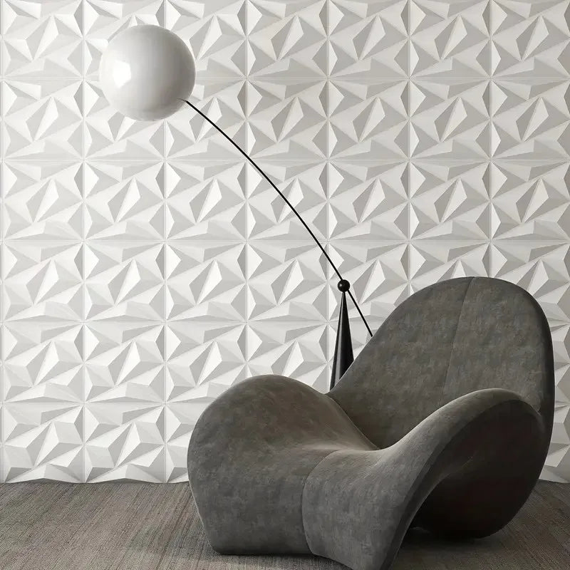 KUUJOJO 3D textured wall panel for indoor wall decoration suitable for living room hall bedroom hotel office send tape