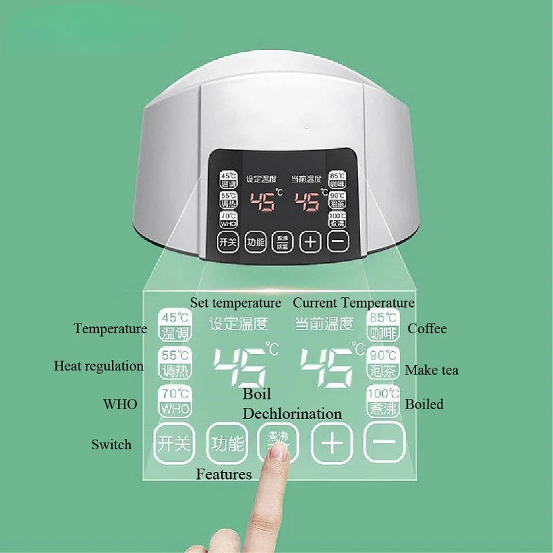 1.2L Infant Thermostatic Milk Regulator Kettle Hot Water Smart Insulation Pot Automatic Milk Warming Warm Milk Milk