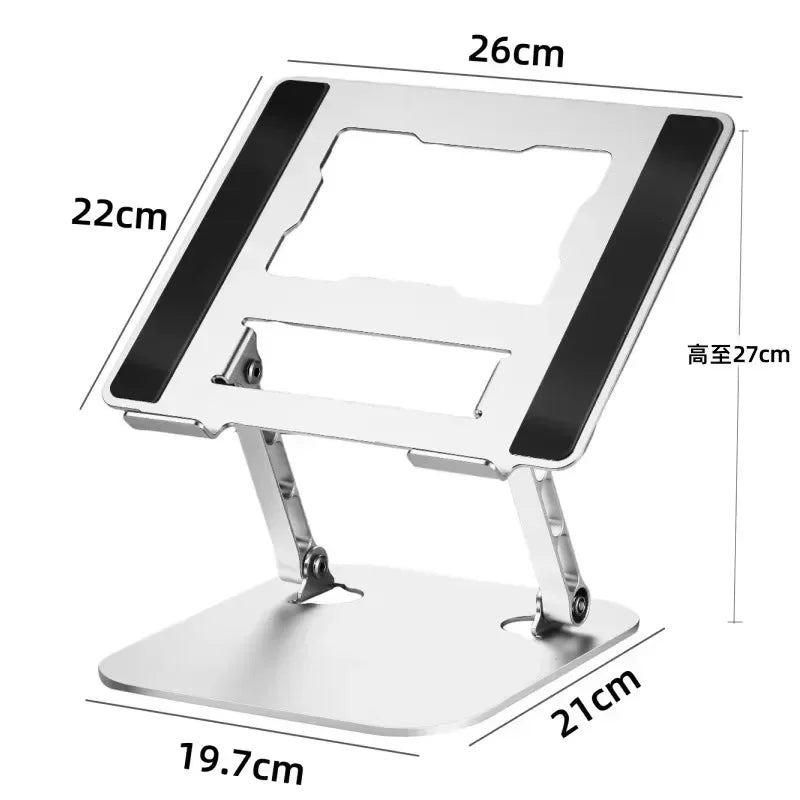 Aluminum 360° Rotation Portable Desktop Foldable Laptop Tablet Holder Bracket For iPad Macbook RedmiBook Galaxy Tab