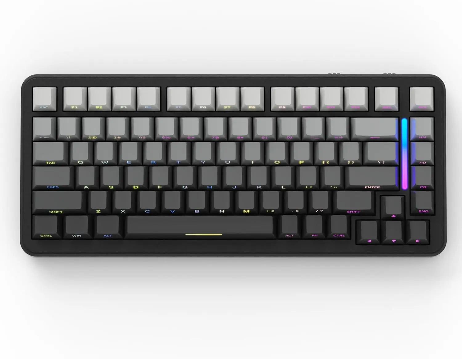 ATTACK SHARK M86 Wireless Mechanical Gaming Keyboard 75% Gasket Hot Swappable RGB Custom Keyboard Side Printed PBT