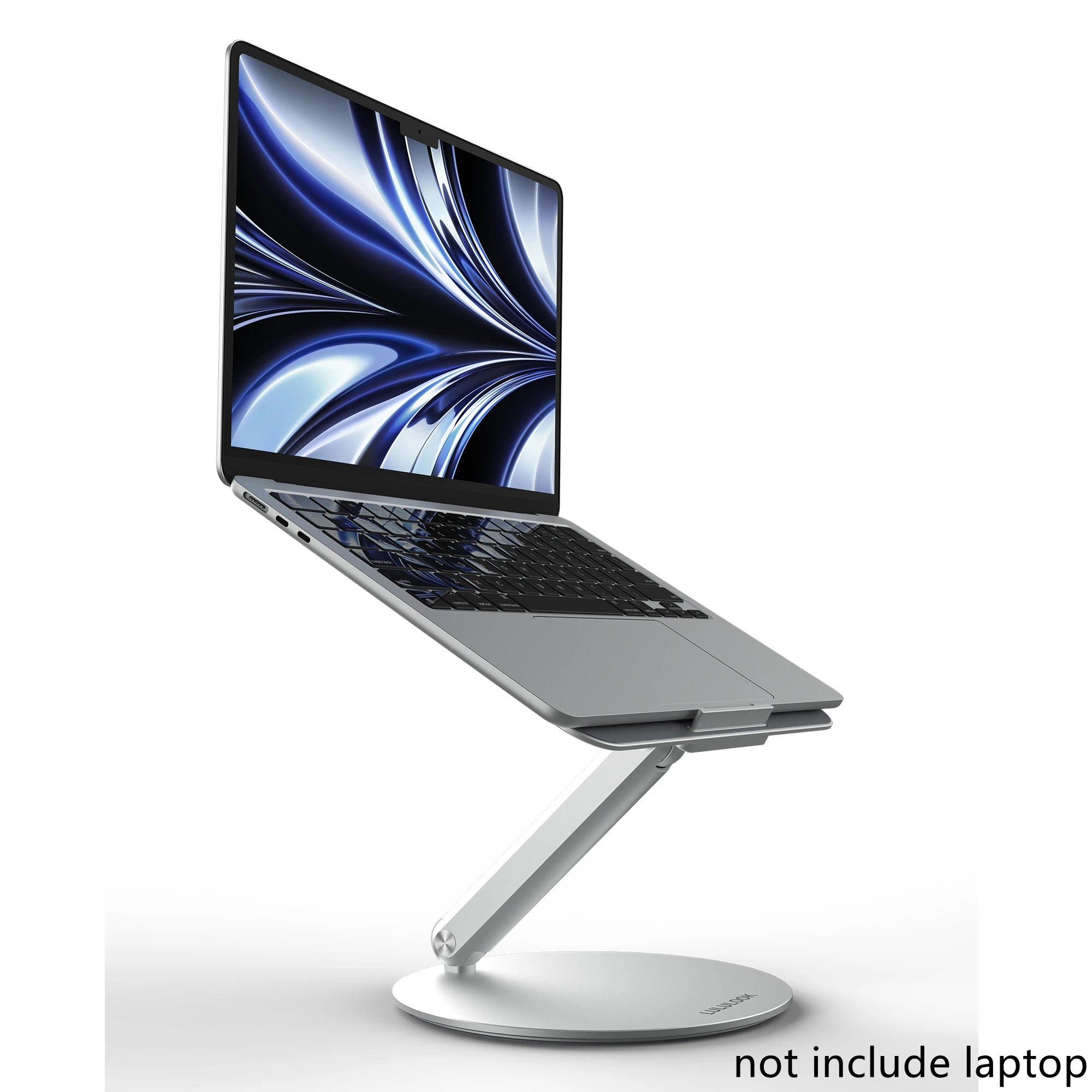 LULULOOK Foldable Laptop Stand with 360 Rotating Base Notebook Stand Laptop Holder For MacBook Pro/Air,Dell,Laptops