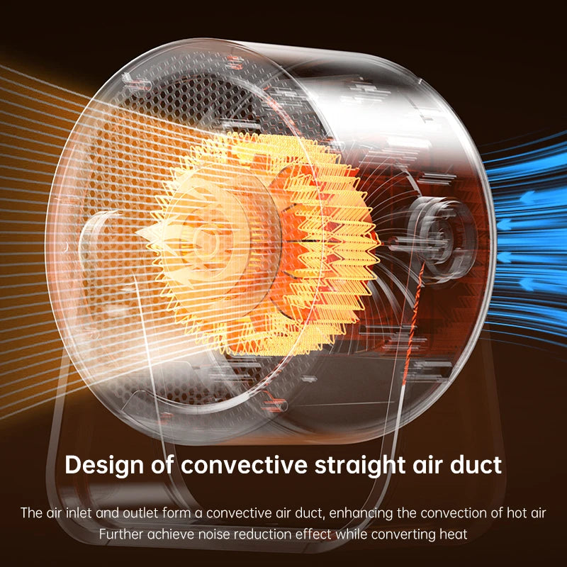 Desktop Heater Electric Heater Hot Air Blower Portable Fan Heater Mini Radiator Office Room Home Appliance Warmer Low