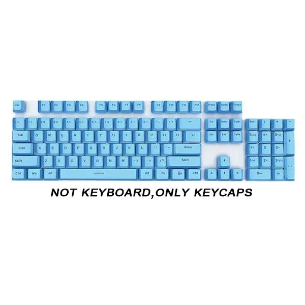 104pcs ABS Universal Mechanical Keyboard Keycaps Ergonomic Blank Keycaps For Cherry MX Keyboard Replacement OEM Backlit
