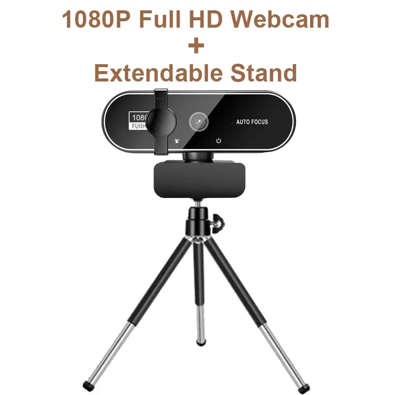 4K Full HD Webcam with Microphone Autofocus 8MP Website Camera for Windows PC Laptop IOS Macbook External Web Cam Video