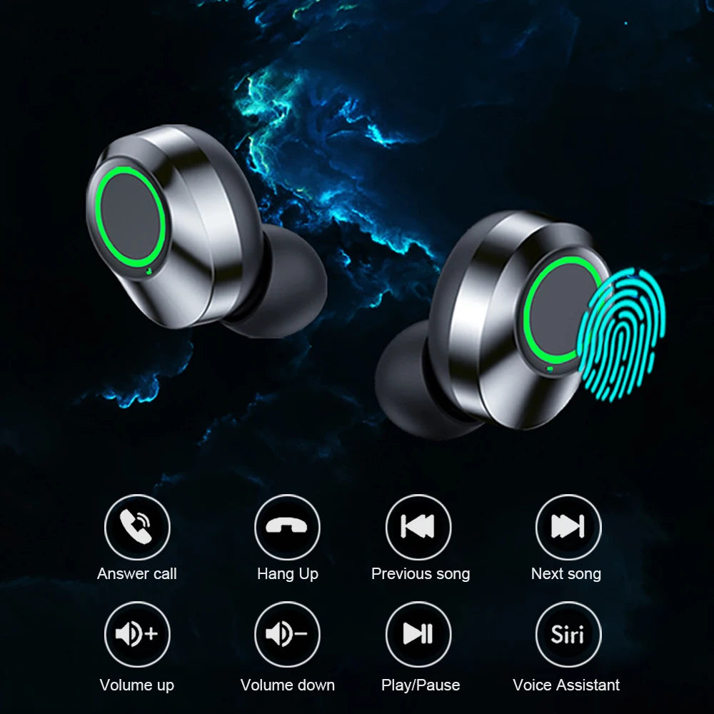 NES TWS Wireless Bluetooth Earphones Sport Stereo Headphones HiFi Music Earbuds With Built-in Microphone HD Call Gaming
