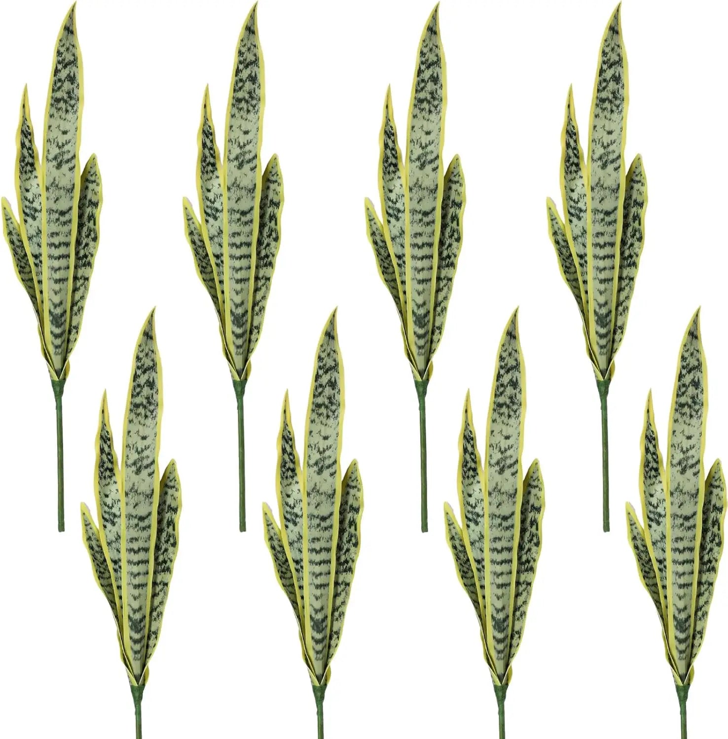 30 Inch Artificial Faux Snake Plant Tall Agave Plant Sansevieria for Outdoor Indoor Home Office Succulents Decoration