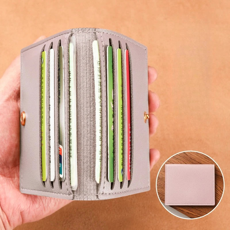 1Pc Card Bag Slim And Compact Bank ID Card Case Driver’s License Wallet Simple And Anti Demagnetization Card Holder