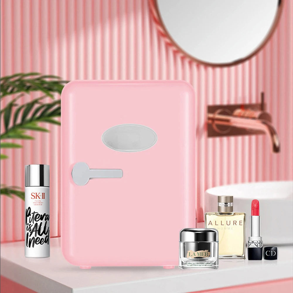 4L Mini Fridge Portable Refrigerator 110V 220V Warmer Cooler Beverage Drink Cans Samll Freezer for Home Kitchen