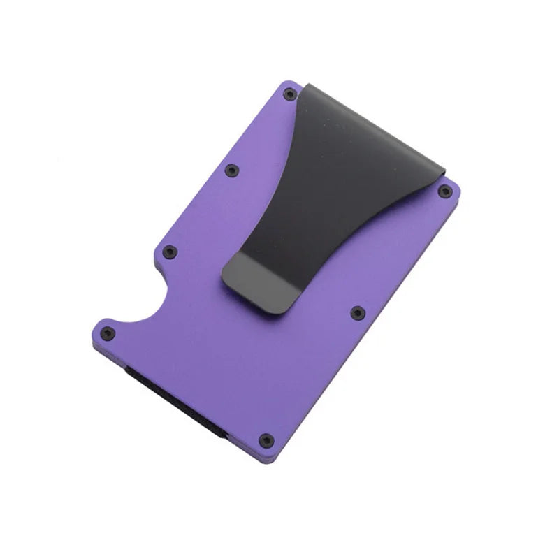 Porta Carte Credito Uomo Business Credit Card Holder Male Wallet Pasjeshouder Purse for Men Minimalist Porte Grise Rfid