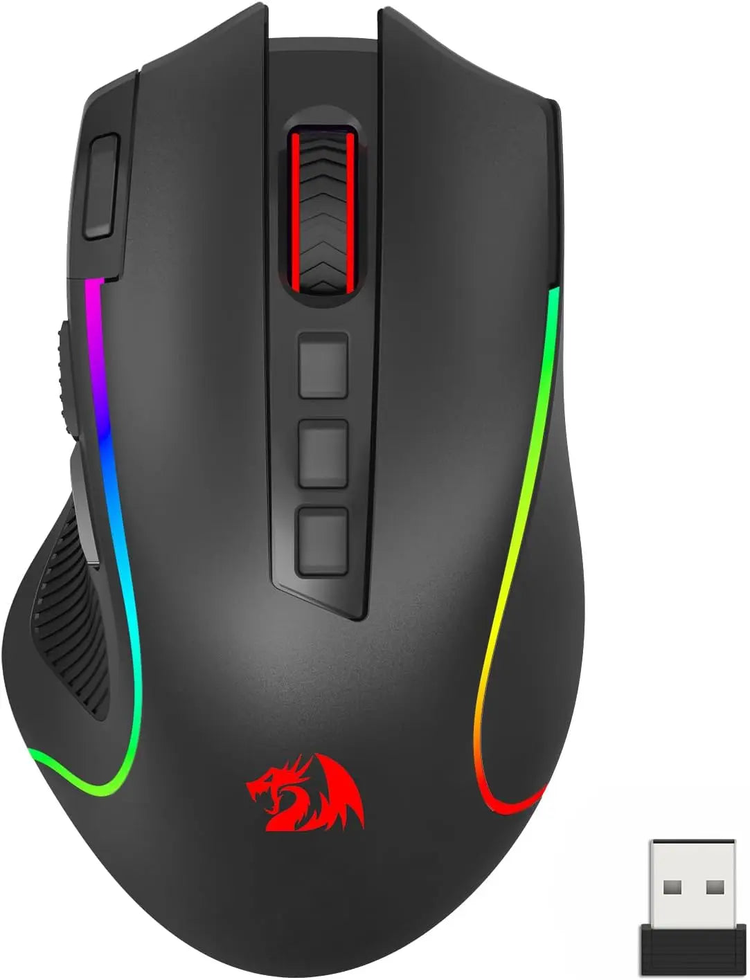 Redragon M612 PRO BT & 2.4RGB Gaming Mouse 8000 DPI Wired/Wireless Optical Gamer Mice 11 Programmable Buttons & 6
