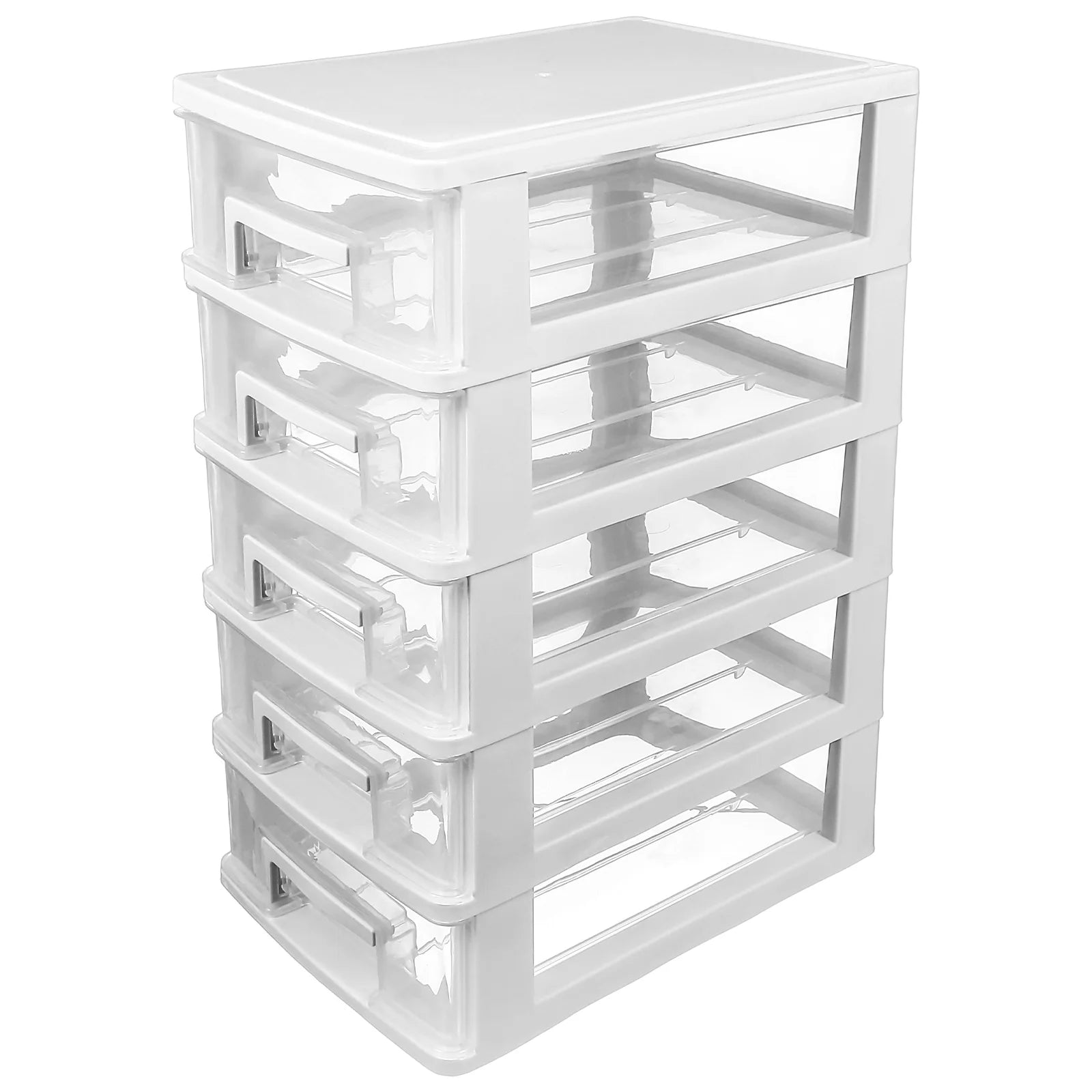 5/4/3/2 Layer Plastic Drawer Type Closet Dustproof Desktop Storage Box Space Saving Makeup Stationery Organizer