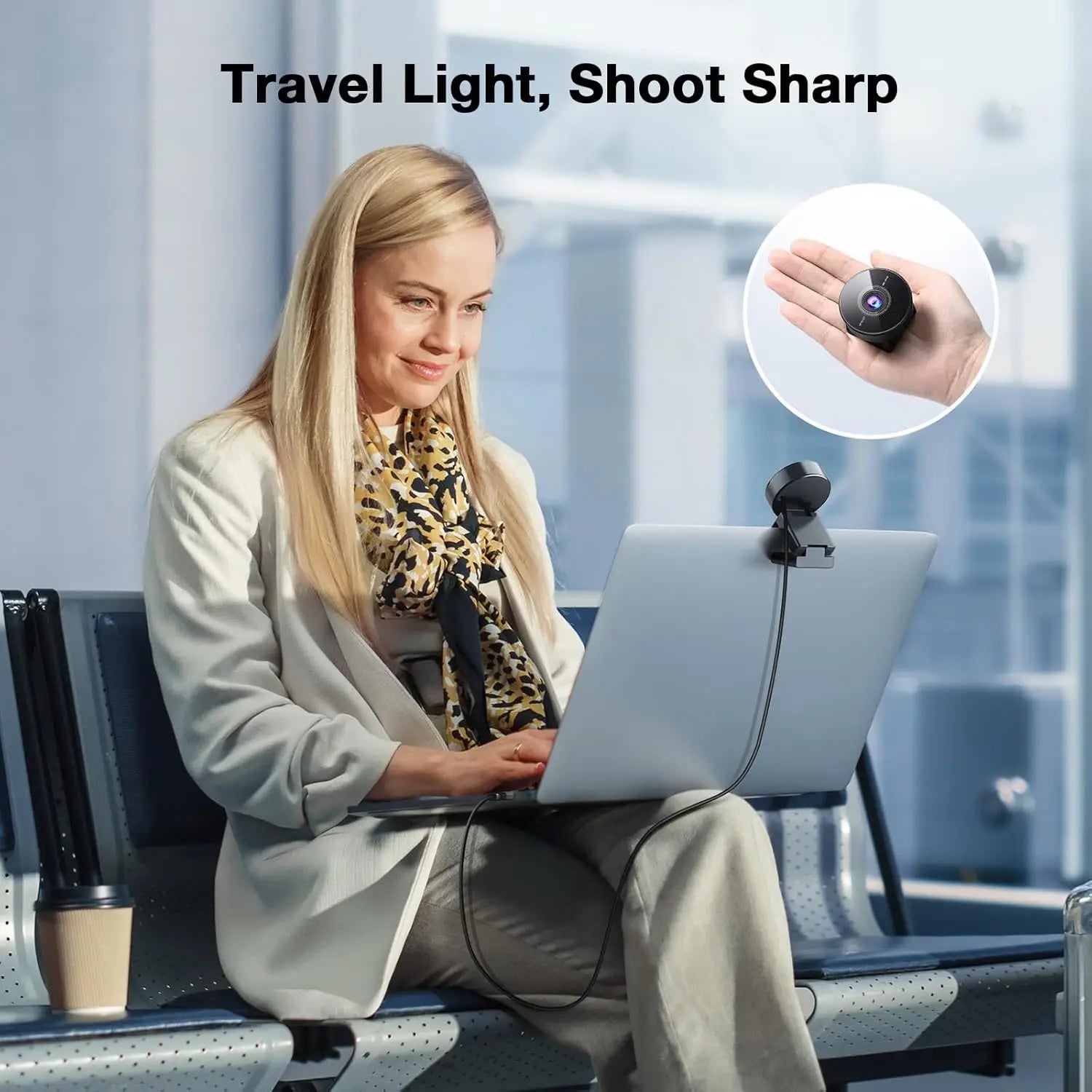 Webcam 4K Web Camera 1080P 60fps with Microphone Mini USB Camera for Computer/ Desktop / Laptop EMEET Webcam - Webcam 4K