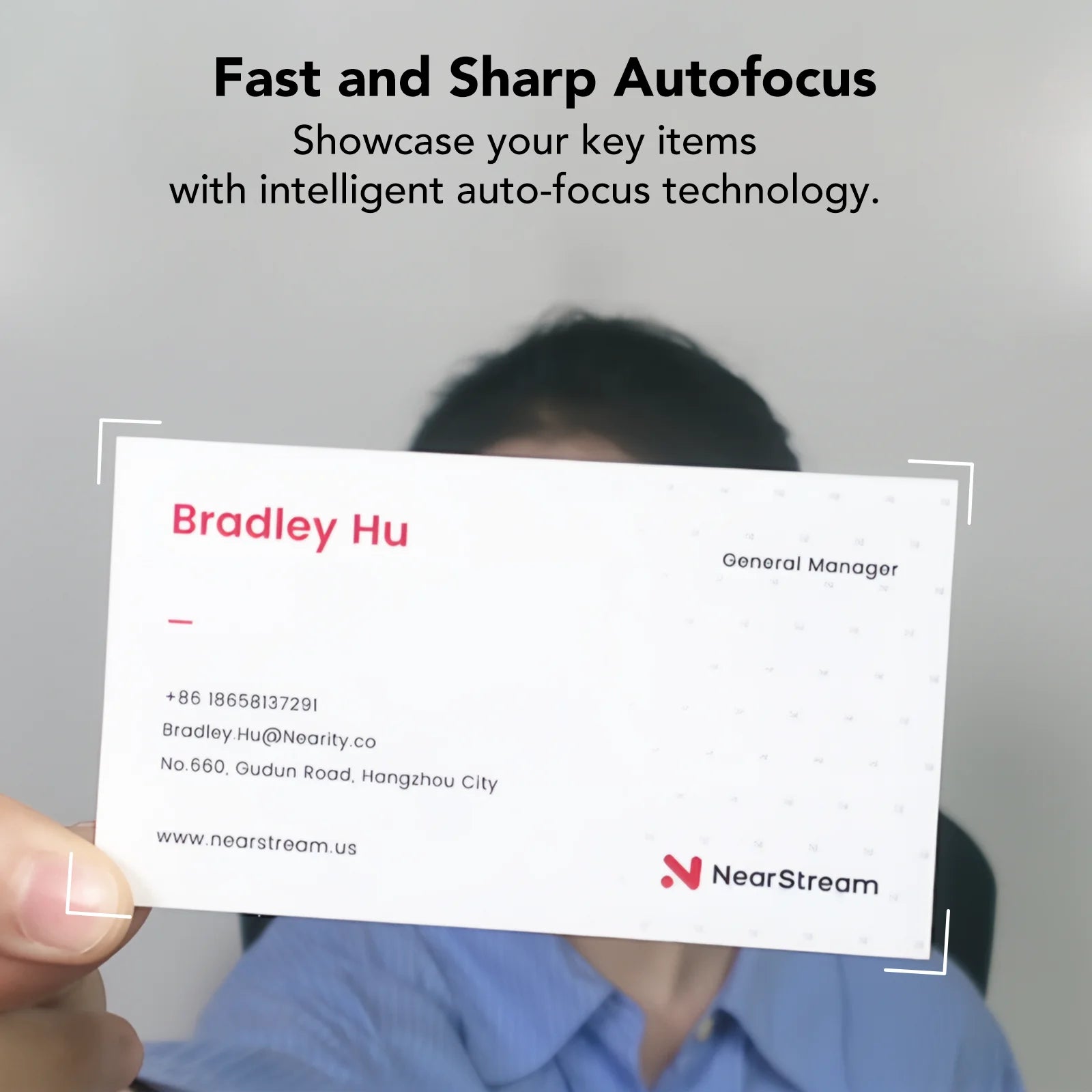 NearStream 1080P@60FPS USB Webcam with AI Noise-Canceling Microphone Software Auto Focus PC Camera With Microphone