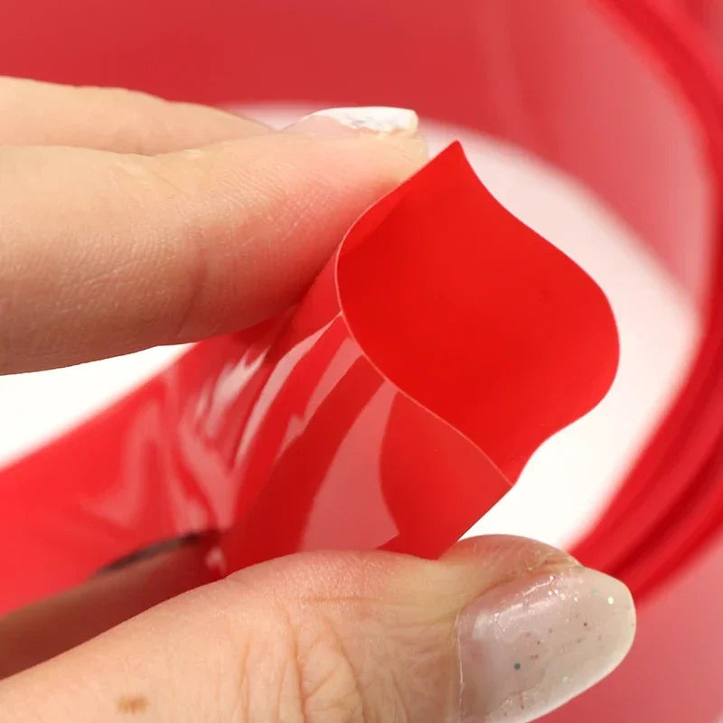 1/5/10/20M Red PVC Heat Shrink Tube 7mm ~ 280mm 18650 Lipo Battery Pack Insulated Film Wrap Lithium Case Protection