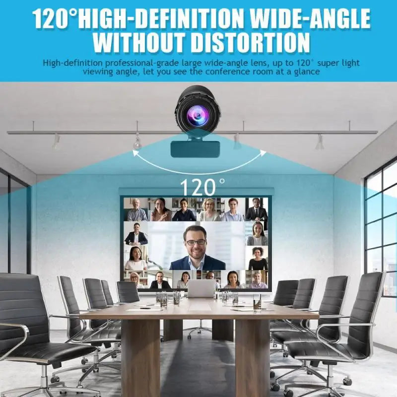 Autofocus 1080p/2K/4K Webcam Computer Camera HD Network USB Live Webcam Rotatable with Tripod for Live Video Conference