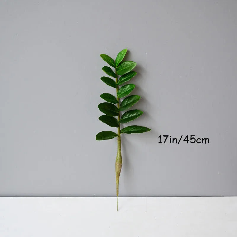 40-70cm Fake Ficus Tree Artificial Money Leaf Plants Plastic Banyan Leaves Real Touch Zamioculcas Plants For Home Shop
