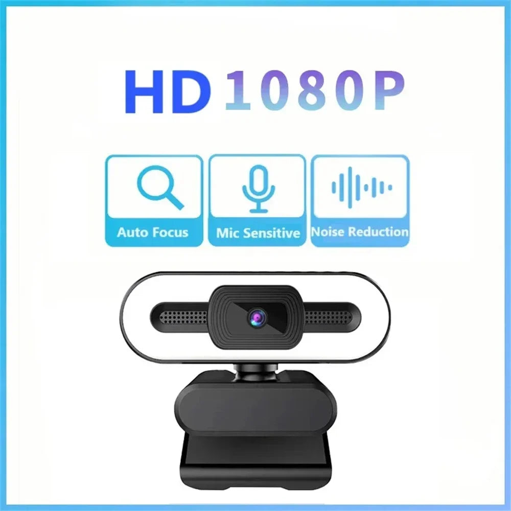 Portable Full HD 1080P 2K 4K Webcam PC Laptop Auto Focus Webcam Live Streaming Flexible with Microphone Live Broadcast