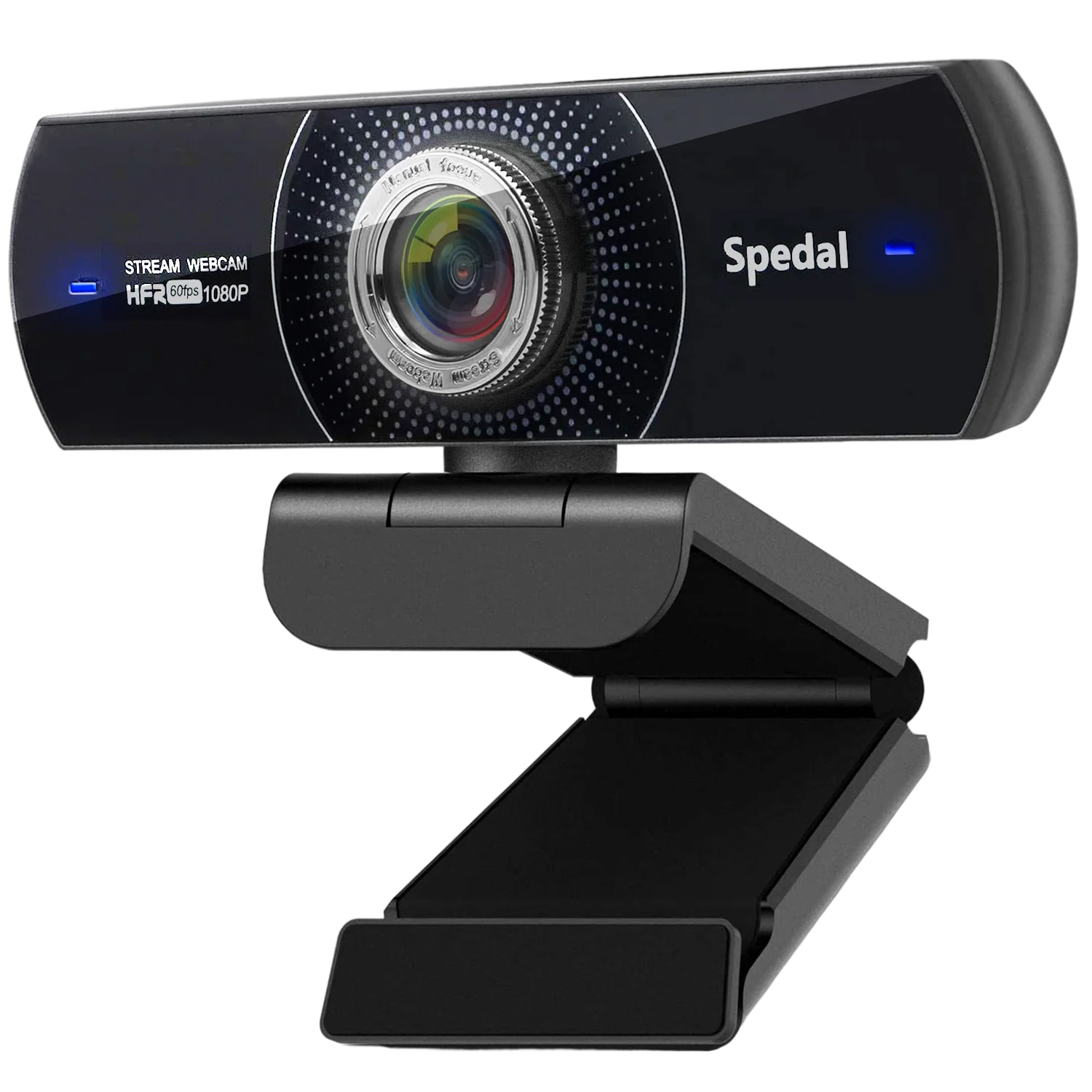 Spedal 934 Hd 1080P 60fps Usb Streaming Webcam with Microphone for Computer Meeting Web Camera Windows Mac Linux - black