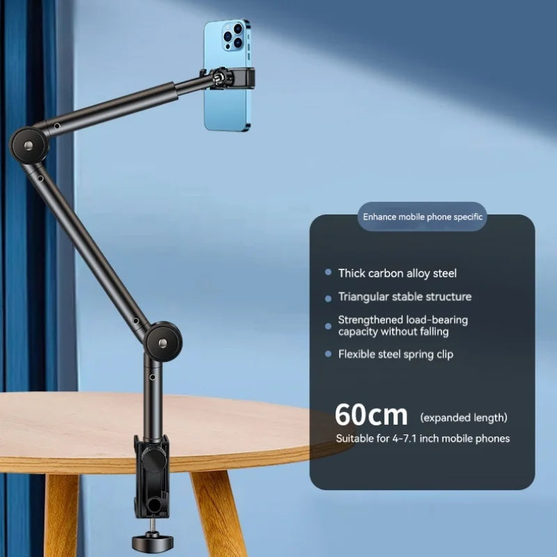 Tablet Phone Clip Holder Adjustable Cell Phone Lazy Holder Universal Bed Desktop Mount Smartphone Stand support