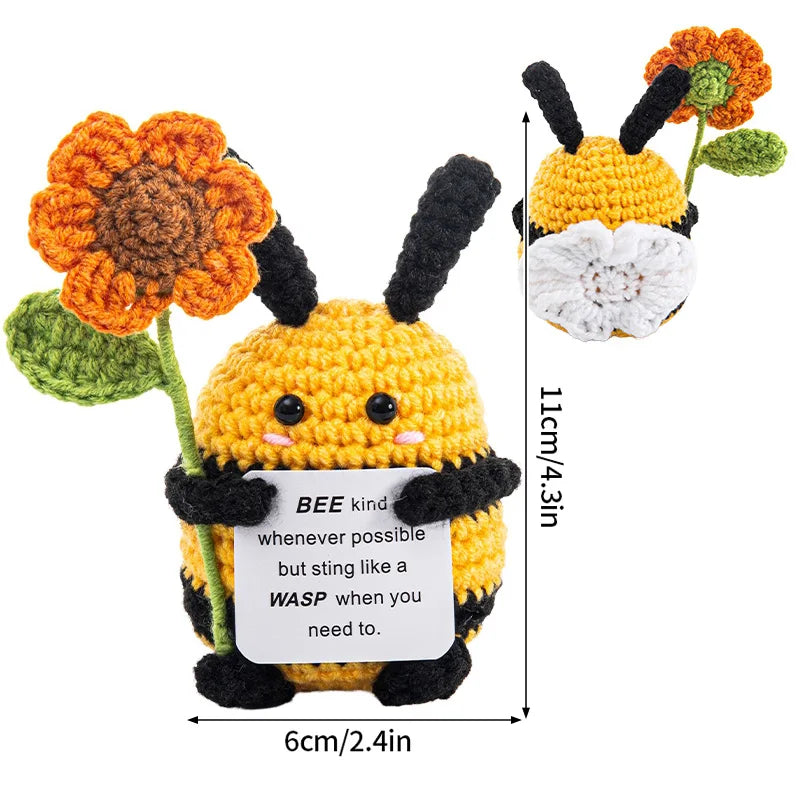 Positive Potato Ornament Desk Accessories Offices Accessories Desktop Decoration Crochet Fruits Vegetables New Year