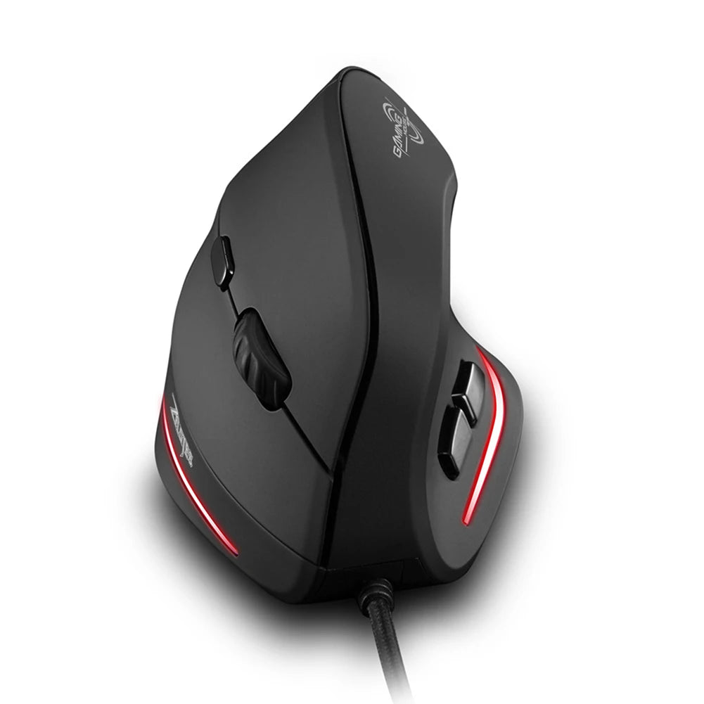 ZELOTES T20 Ergonomic Mice Silent Wired Vertical Rechargeable Ergonomic 3200 DPI USB Optical Laptop Computer PC Gamer