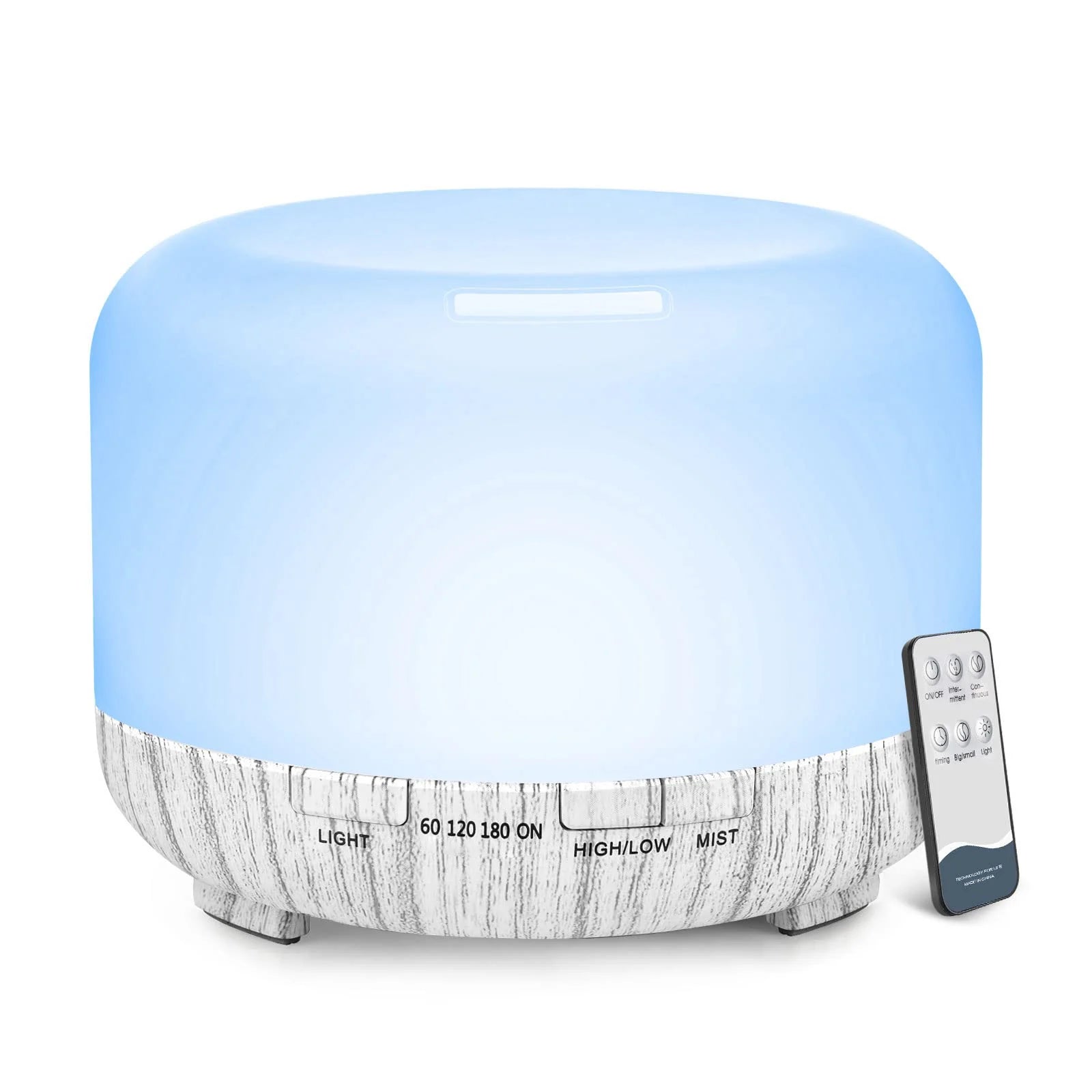 500ML Aromatherapy Oil Diffuser Auto Shut Off (When Water Runs Out) Essential Oil Aroma Diffuser Humidifier for Home