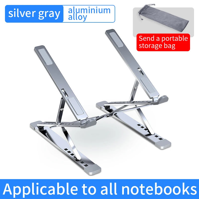 YYLM N8 Laptop Stand Aluminum for Macbook Adjustable Portable More Stabe Laptop Stand Cooling Stand Foldable Notebook